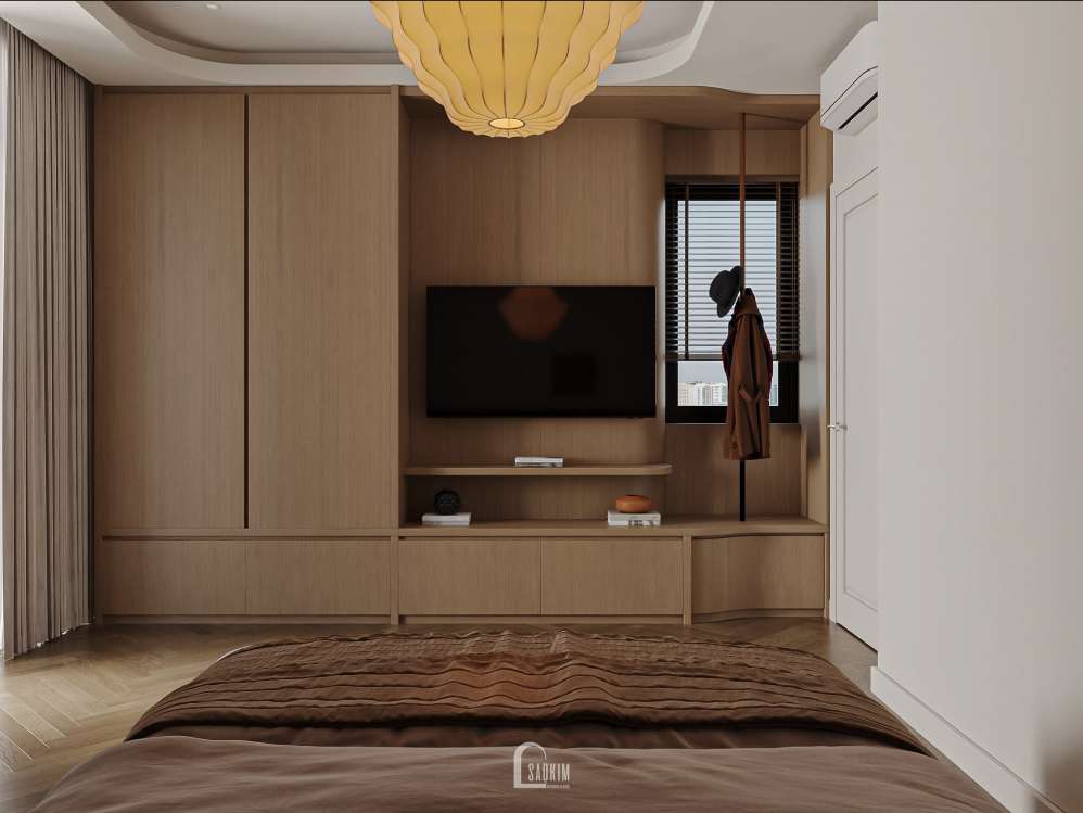 Thiết kế nội thất phòng ngủ ông bà sang trọng